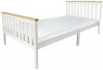 Wooden Bed MILANO PINE  with a 200x90 mattress