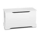 Wooden toy box - White