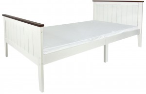 Wooden bed PARIS WALNUT with a 200x90 mattress 
