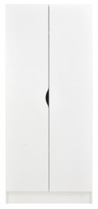 White two-door wardrobe - ROMA