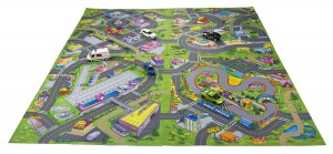 Baby educational play mats 140/160 - 4 locations (Downtown, Airport, Race Track, Funky Town)